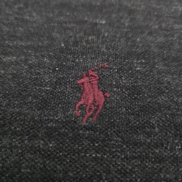 Polo Ralph Lauren Men’s Polo Shirt Size L Charcoal Gray Short Sleeve Classic Fit - Picture 5 of 8